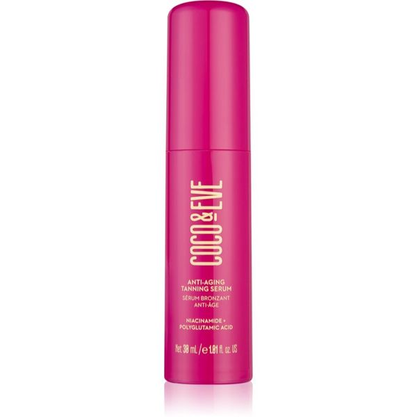 Coco & Eve Coco & Eve Sunny Honey Anti-Aging Tanning Serum samoporjavitveni serum za obraz 30 ml