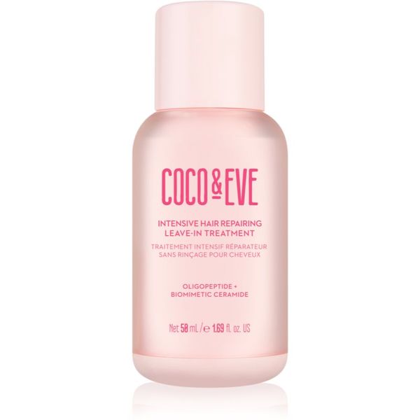 Coco & Eve Coco & Eve Sweet Repair Intensive Hair Repairing Leave-in Treatment regeneracijski balzam brez spiranja za poškodovane in barvane lase 50 ml