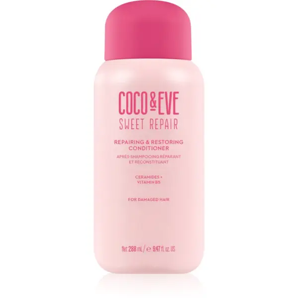 Coco & Eve Coco & Eve Sweet Repair Repairing & Restoring Conditioner intenzivni regeneracijski balzam za poškodovane in barvane lase 280 ml