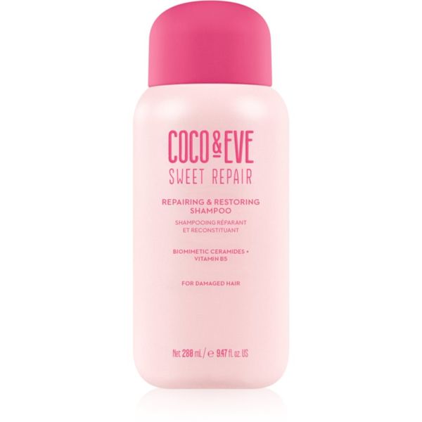 Coco & Eve Coco & Eve Sweet Repair Repairing & Restoring Shampoo intenzivno regeneracijski šampon za poškodovane in barvane lase 280 ml