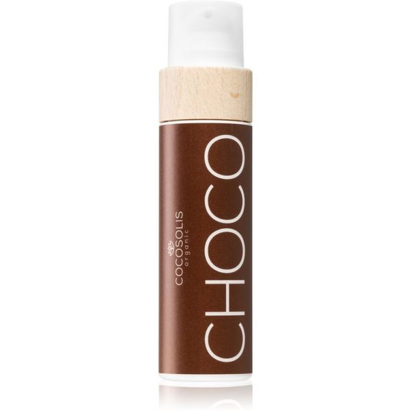 COCOSOLIS COCOSOLIS CHOCO negovalno olje za sončenje brez zaščitnega faktorja z vonjem Chocolate 110 ml