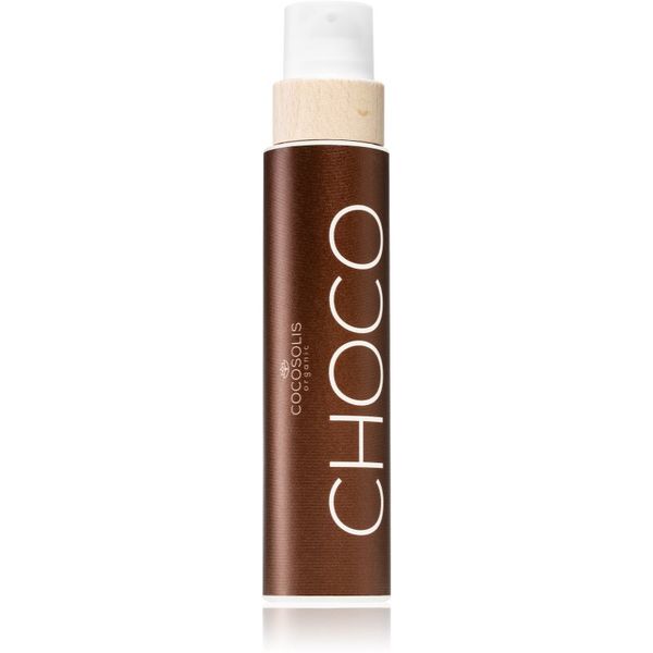 COCOSOLIS COCOSOLIS CHOCO negovalno olje za sončenje brez zaščitnega faktorja z vonjem Chocolate 200 ml