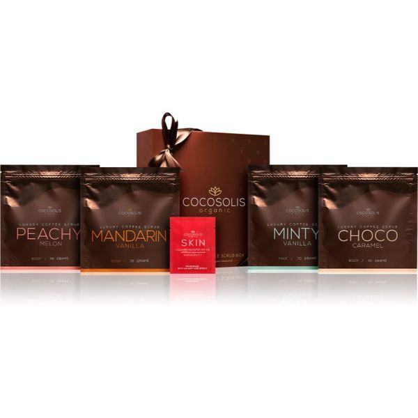 COCOSOLIS COCOSOLIS Luxury Coffee Scrub Box set(za nežno in gladko kožo)