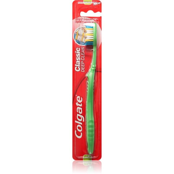 Colgate Colgate Classic Deep Clean Medium zobna ščetka medium Green 1 kos