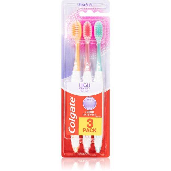 Colgate Colgate High Density 3 pack zobna ščetka ultra soft 3 kos