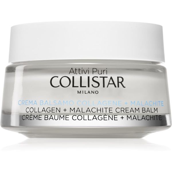 Collistar Collistar Attivi Puri Collagen Malachite Cream Balm vlažilna krema proti staranju s kolagenom 50 ml