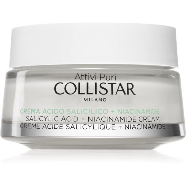 Collistar Collistar Attivi Puri Salicylic Acid + Niacinamide pomirjujoča krema s salicilno kislino 50 ml