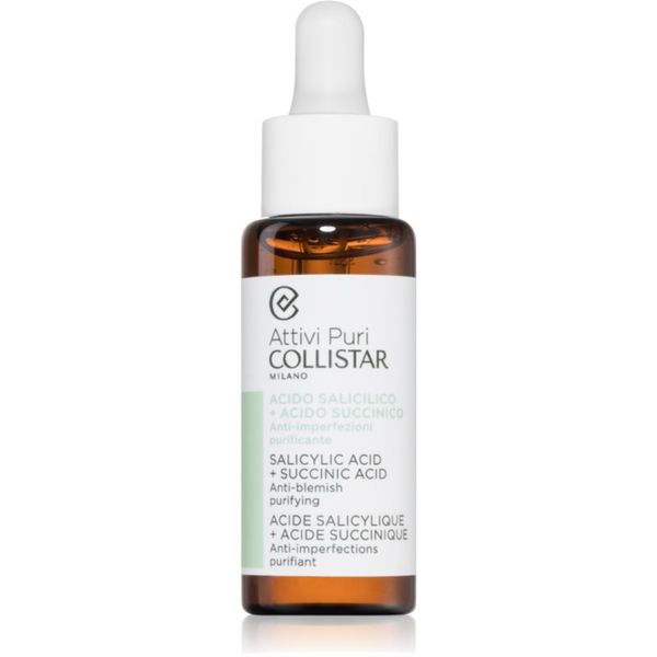 Collistar Collistar Attivi Puri Salicylic Acid + Succinic Acid razstrupljevalni čistilni serum 30 ml