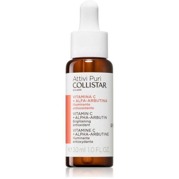 Collistar Collistar Attivi Puri Vitamin C + Alfa-Arbutina posvetlitveni serum za obraz z vitaminom C 30 ml