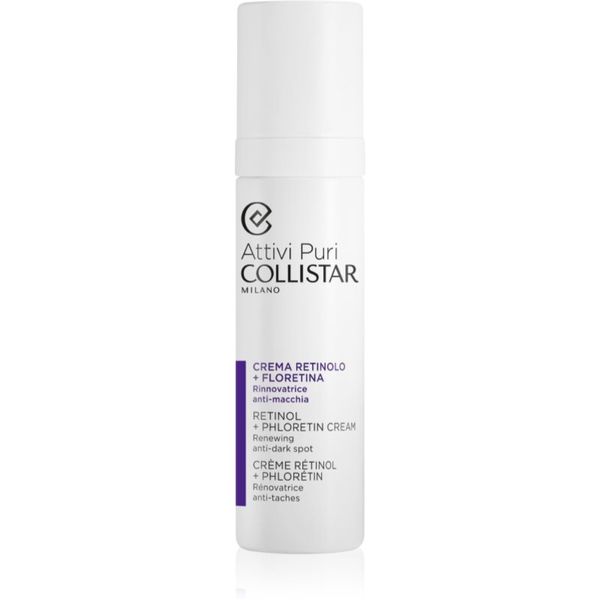 Collistar Collistar Attivi Puri® Retinol + Phloretin aktivna nočna krema za redukcijo pigmentnih madežev z retinolom 50 ml