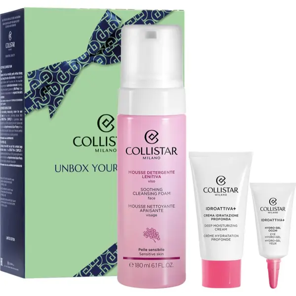 Collistar Collistar Cleansing Mousse Face Gift Set darilni set za čist in zdrav obraz