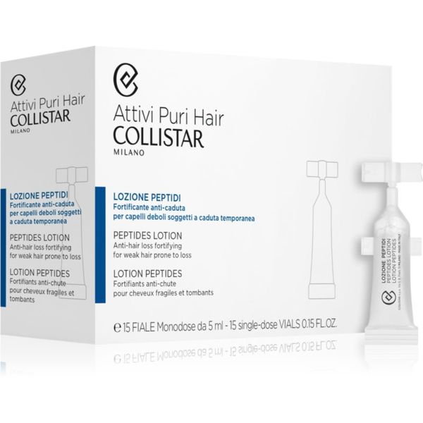 Collistar Collistar Hair Peptides Lotion Anti-hair Loss olje za lase s peptidi 15x5 ml