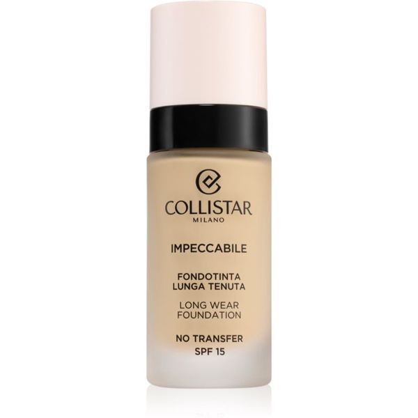 Collistar Collistar Impeccabile Long Wear Foundation dolgoobstojen tekoči puder SPF 15 1N Avory 30 ml