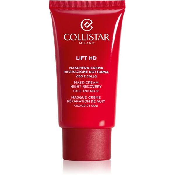 Collistar Collistar Lift HD Mask-Cream Night Recovery regeneracijska nočna nega za obnovo čvrstosti obraza 75 ml