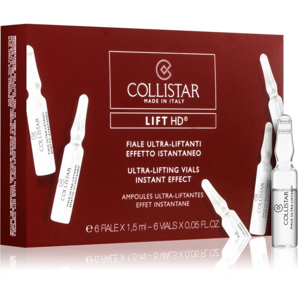 Collistar Collistar Lift HD Ultra-Lifting Vials Instant Effect lifting serum za obraz 6 x 1.5 ml