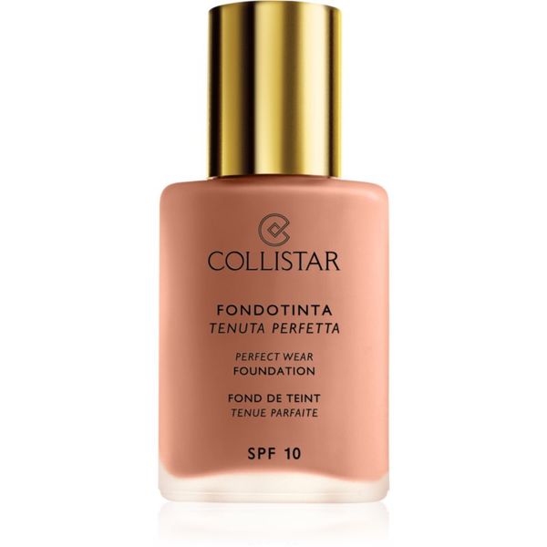 Collistar Collistar Perfect Wear Foundation vodoodporni tekoči puder SPF 10 odtenek 4 Biscuit  30 ml