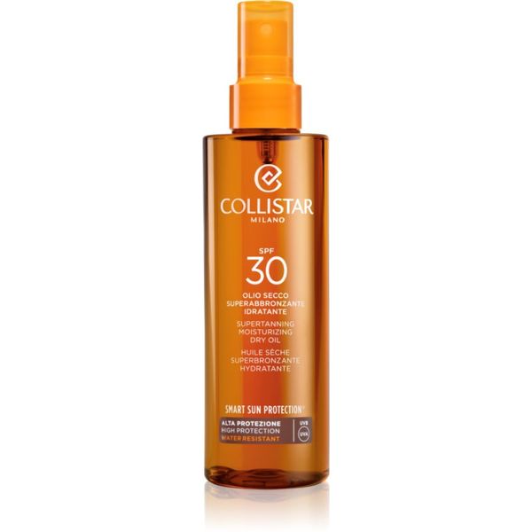 Collistar Collistar Smart Sun Protection Supertanning Moisturizing Dry Oil SPF 30 zaščitno suho olje za sončenje SPF 30 200 ml