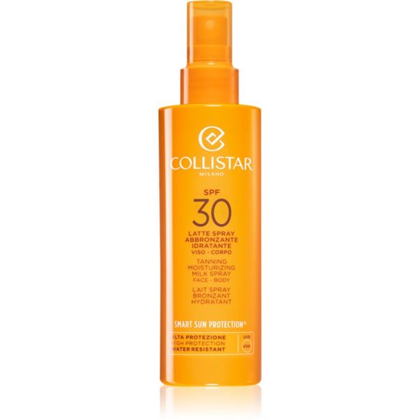 Collistar Collistar Smart Sun Protection Tanning Moisturizing Milk Spray SPF 30 zaščitni losjon za sončenje v pršilu SPF 30 200 ml