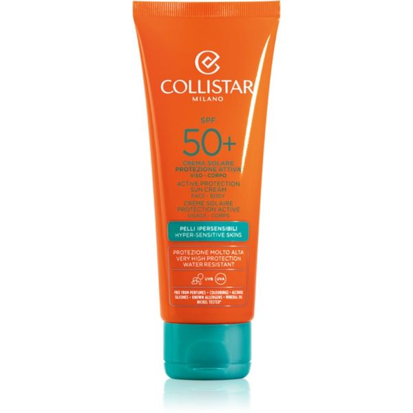 Collistar Collistar Special Perfect Tan Active Protection Sun Cream zaščitna krema za sončenje SPF 50+ 100 ml