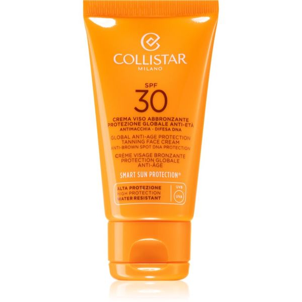 Collistar Collistar Special Perfect Tan Global Anti-Age Protection Tanning Face Cream krema za sončenje proti staranju kože SPF 30 50 ml