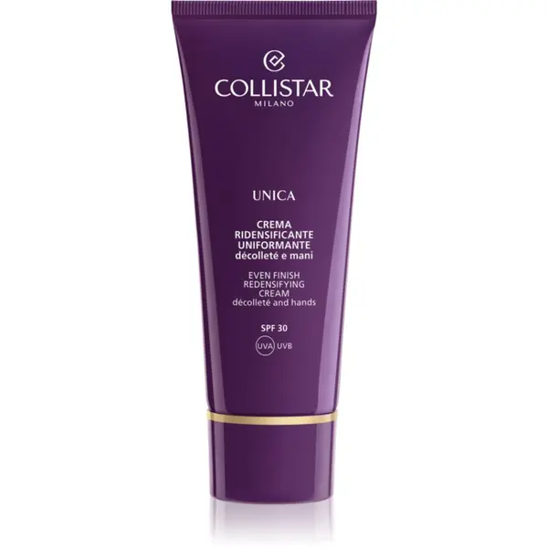 Collistar Collistar Unica Even Finish Redensifying Cream učvrstitvena krema za dekolte in prsi SPF 30 75 ml