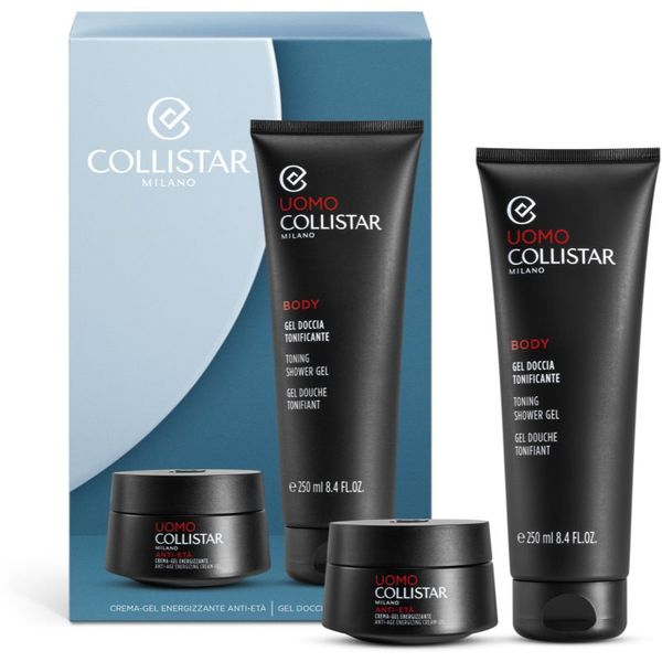 Collistar Collistar Uomo Anti-age Energizing Cream Cream-Gel+Toning Shower Gel darilni set