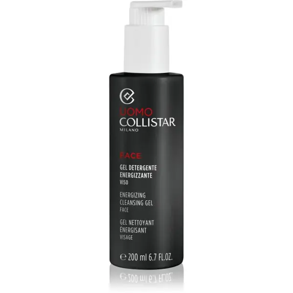 Collistar Collistar Uomo Energizing Cleansing Gel Face poživitveni čistilni gel za obraz 200 ml