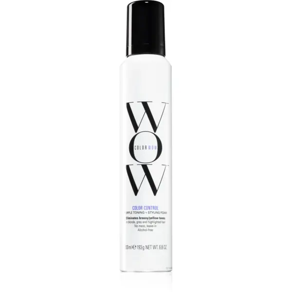 Color WOW Color WOW Color Control Purple Toning + Styling Foam tonirana pena za blond lase in lase s prameni 200x1 ml