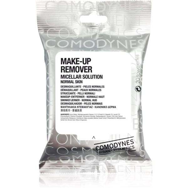 Comodynes Comodynes Make-up Remover Micellar Solution robčki za odstranjevanje ličil za normalno kožo 20 kos