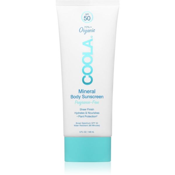 Coola Coola Fragrance Free krema za sončenje za telo SPF 50 148 ml