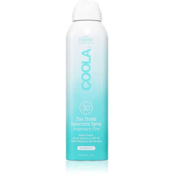 Coola Coola Fragrance Free pršilo za sončenje SPF 30 142 ml