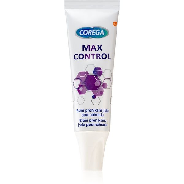 Corega Corega Max Control fiksacijska krema za zobne proteze z ekstra močnim utrjevanjem 40 g