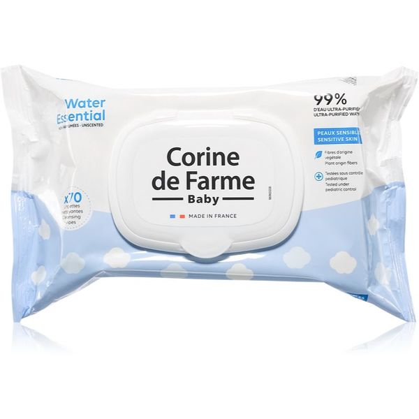 Corine de farme Corine de farme Water Wipes otroški nežni vlažni robčki 70 kos