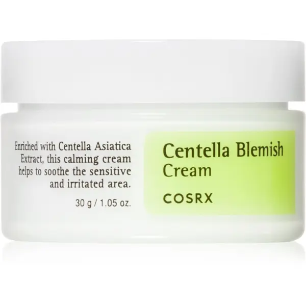 Cosrx Cosrx Centella Blemish Cream vlažilna pomirjajoča krema proti rdečici na obrazu 30 ml