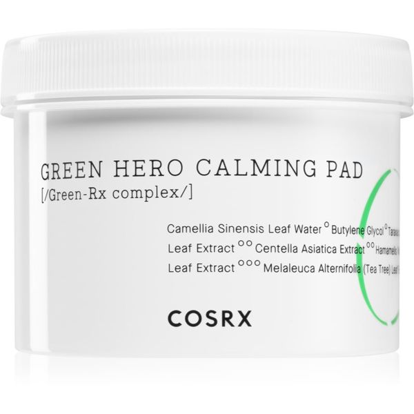 Cosrx Cosrx One Step Green Hero Calming intenzivno revitalizacijske blazinice s pomirjajočim učinkom 70 kos
