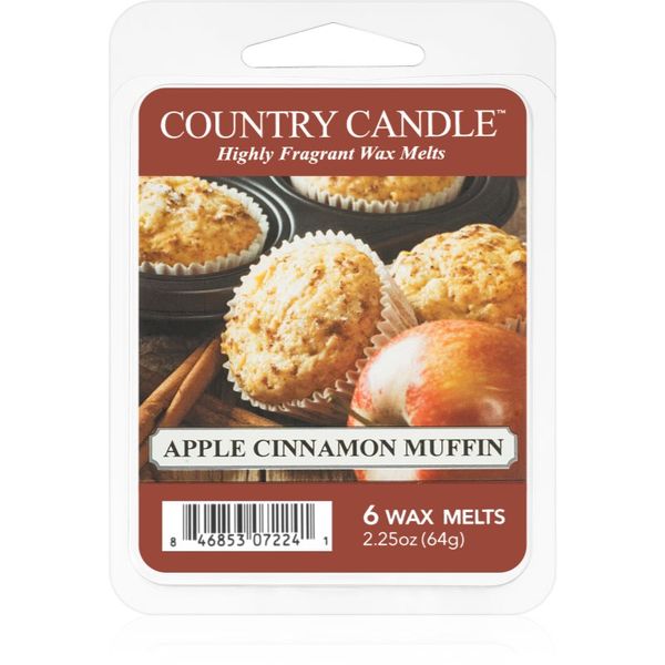 Country Candle Country Candle Apple Cinnamon Muffin vosek za aroma lučko 64 g