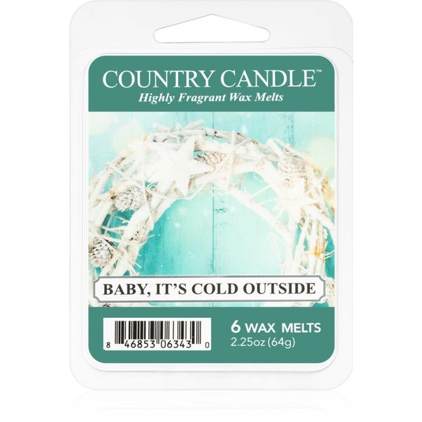 Country Candle Country Candle Baby It's Cold Outside vosek za aroma lučko 64 g