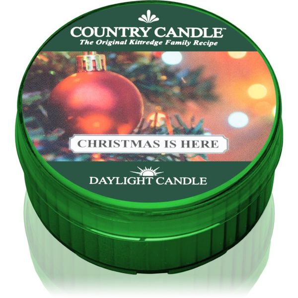 Country Candle Country Candle Christmas Is Here čajna sveča 42 g