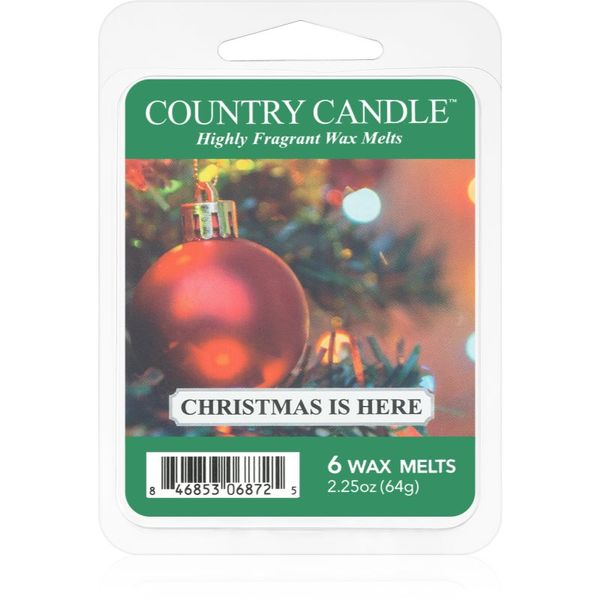 Country Candle Country Candle Christmas Is Here vosek za aroma lučko 64 g