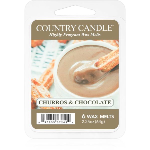 Country Candle Country Candle Churros & Chocolate vosek za aroma lučko 64 g