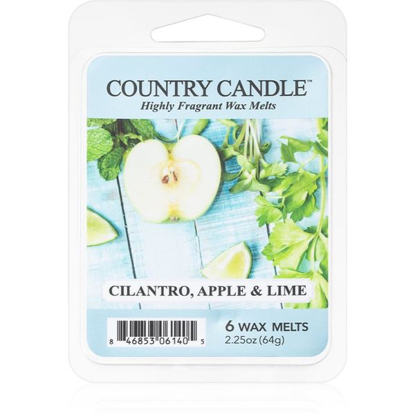 Country Candle Country Candle Cilantro, Apple & Lime vosek za aroma lučko 64 g