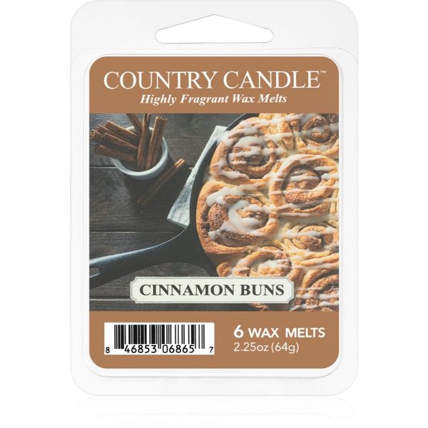 Country Candle Country Candle Cinnamon Buns vosek za aroma lučko 64 g