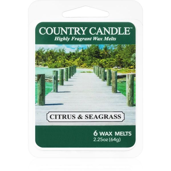 Country Candle Country Candle Citrus & Seagrass vosek za aroma lučko 64 g