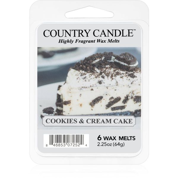 Country Candle Country Candle Cookies & Cream Cake vosek za aroma lučko 64 g