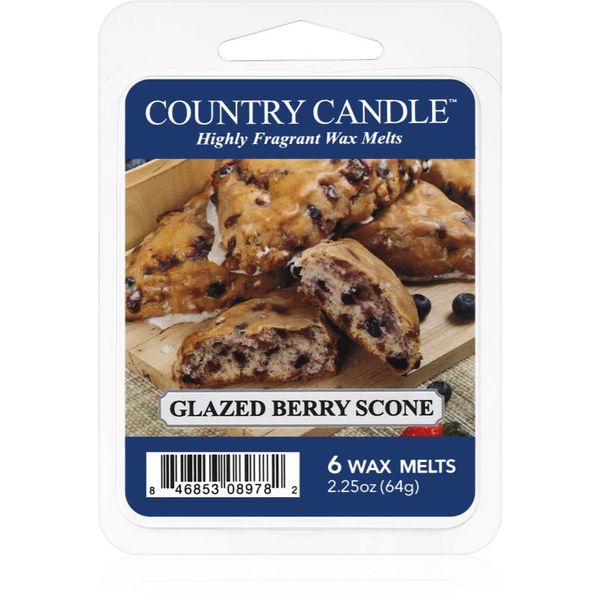 Country Candle Country Candle Glazed Berry Scones vosek za aroma lučko 64 g