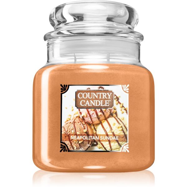 Country Candle Country Candle Neapolitan Sundae dišeča sveča 453 g