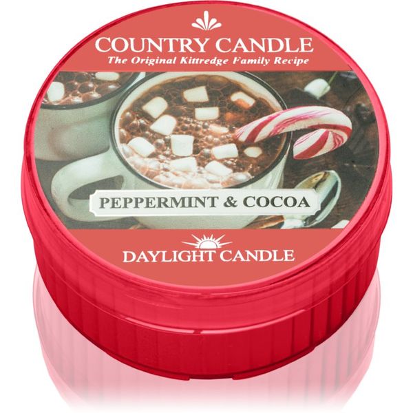 Country Candle Country Candle Peppermint & Cocoa čajna sveča 42 g