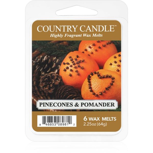 Country Candle Country Candle Pinecone & Pomander vosek za aroma lučko 64 g