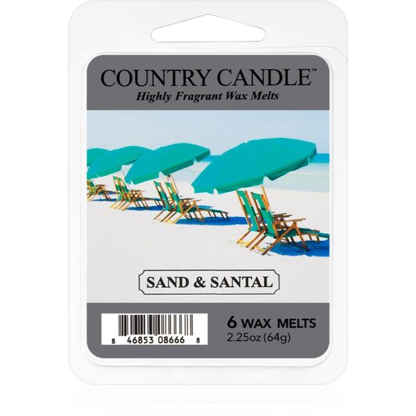 Country Candle Country Candle Sand & Santal vosek za aroma lučko 64 g