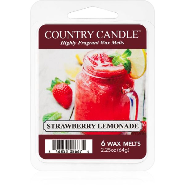 Country Candle Country Candle Strawberry Lemonade vosek za aroma lučko 64 g
